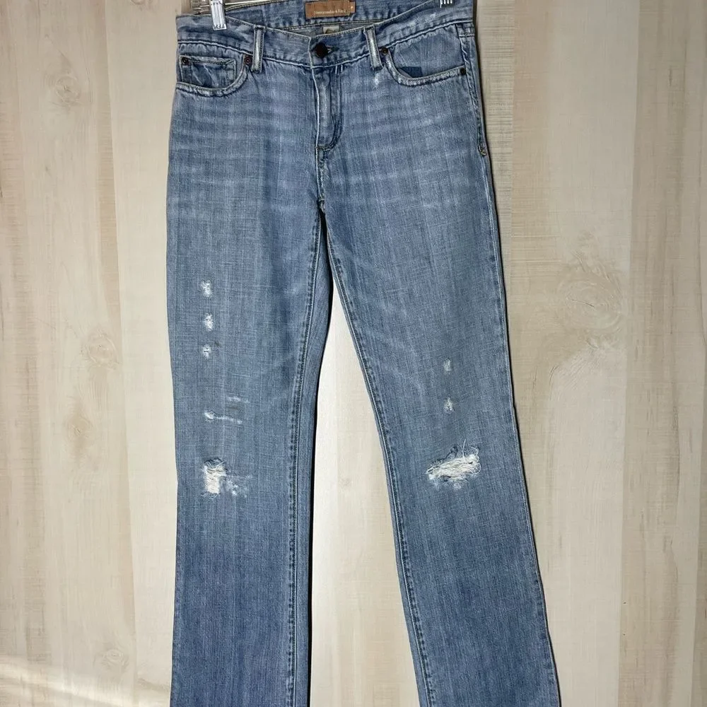 Abercrombie and Fitch distressed jeans,‎ size 2